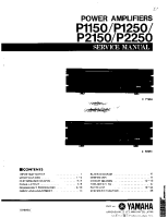 Yamaha P-2150 - Service Manual